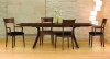 Audrey Dining Table with Ingrid Arm And Side Chairs - Walnut