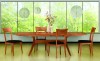 Audrey Dining Table with Ingrid Side Chairs - Cherry