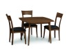 Catalina 40 x 40 Table with Ingrid Chairs - Walnut