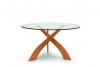 Entwine 54" Round Table in Cherry