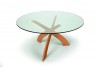 Entwine 60" Round Table in Cherry