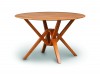 Exeter 48 inches Round Fixed Top Table -Cherry