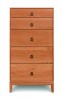 Mansfield Five Drawer (Narrow) in Cherry