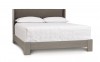 Sloane Mattress Box Spring Bed With Legs in Weathered Oak