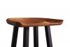 Tractor Seat Counter Stool Detail in Cherry