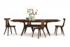 Audrey Dining Table with Estelle Chairs - Walnut
