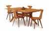 Audrey Dining Table with Estelle Chairs - Cherry