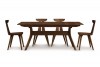 Audrey Extension Table with Estelle Chairs - Walnut