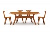 Audrey Extension Table with Estelle Chairs - Cherry