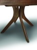 Audrey Round Extension Table Base- Walnut