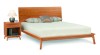 Catalina Solid Panel Bed One Drawer - Cherry