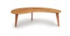 Essentials Kidney Coffee Table with Wood Legs