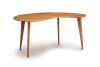 Essentials Kidney Shaped Desk with Wood Legs