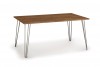 Essentials Rectangle Dining Table with Metal Legs