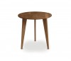 Essentials Round End Table with Wood Legs