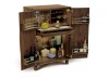 Exeter Bar Cabinet (Open) in Walnut