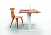 Invigo Sit Stand Desk with Estelle Chair - Cherry
