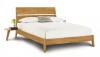 Linn Bed in Cherry (Natural) With Shelf Nightstands 