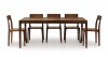 Lisse Extension Table With Chairs Closed