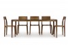 Lisse Glass Top Table with Chairs