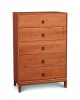 Mansfield Five Drawer (Wide) in Cherry