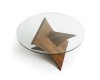 Planes Round Glass Top Coffee Table