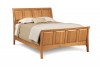 Sarah Sleigh Bed 51 inch High Foot Board in Cherry